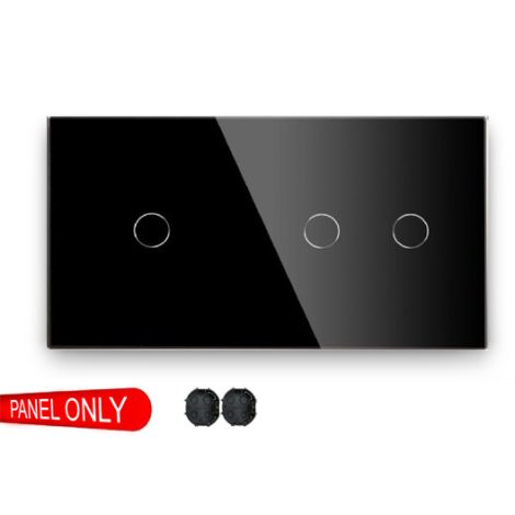 Simple-Double Glass Switch Panel