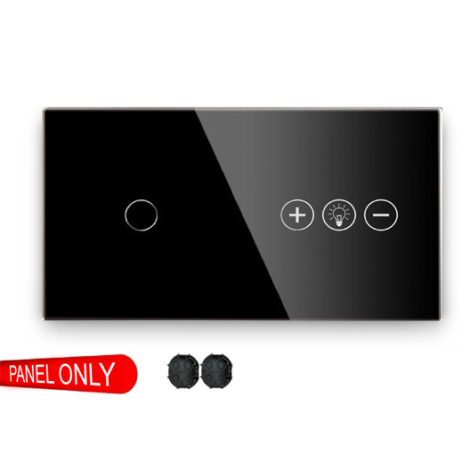 Simple-Dimmer Glass Switch Panel