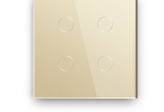 QUADRUPLE GLASS SWITCH PANEL M1