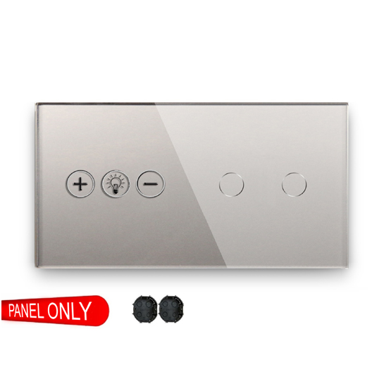 Dimmer-Double Glass Switch Panel