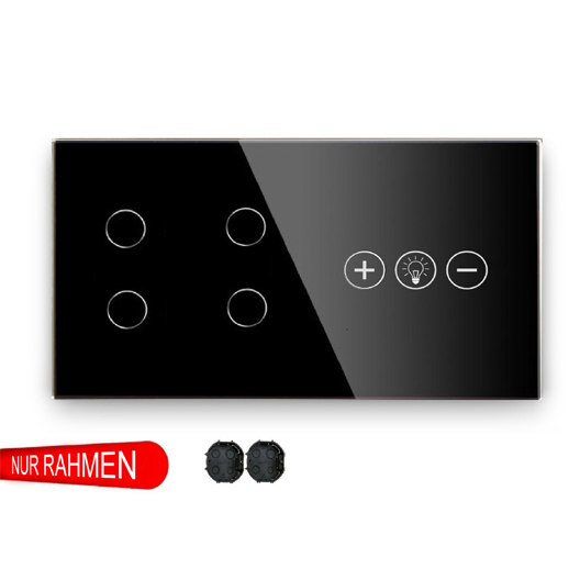 Vierfach-Dimmer Lichtschalter-Schalttafel