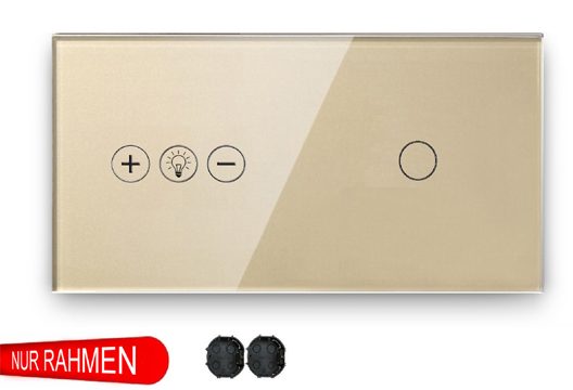 DIMMER-EINFACH LICHTSCHALTER-SCHALTTAFEL AUS GLAS WIFI M1