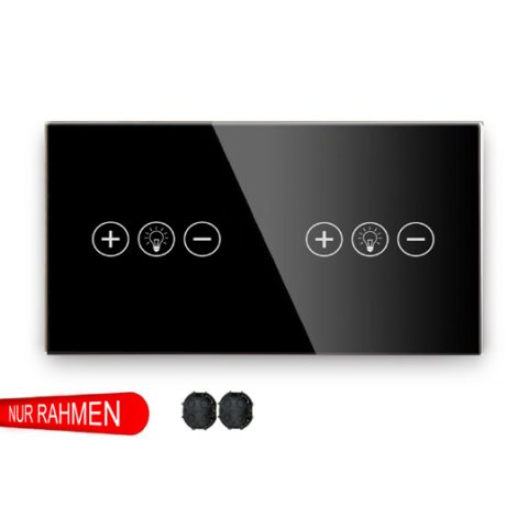 Dimmer-Dimmer Lichtschalter-Schalttafel schwarz